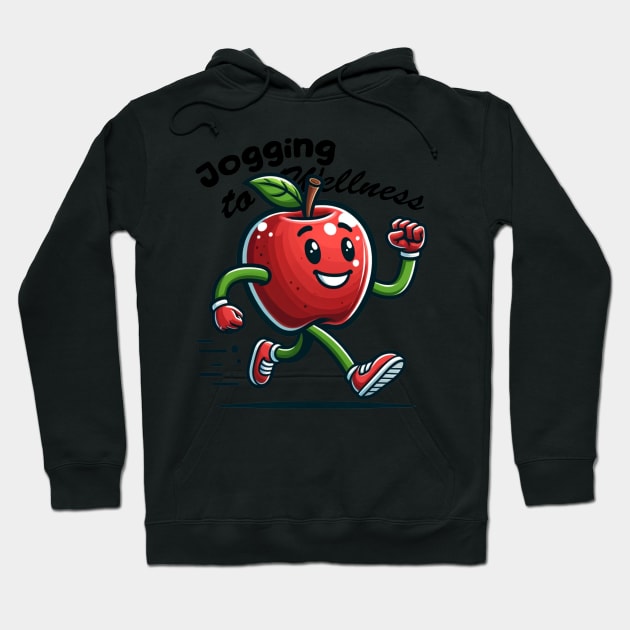 jogging to wellness Hoodie by Ferdi Everywhere